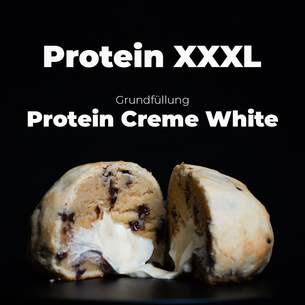 XXXL Protein Style Cookie Protein Cream White crunchy