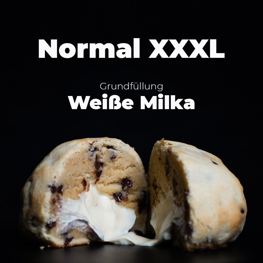 XXXL Normal Style Cookie Weiße Milka Schokolade